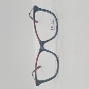 NWOT RX-ABLE TEHIA EYEGLASS FRAMES T50073 BLACK RED